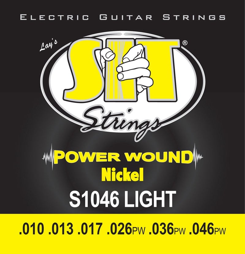 SIT Strings Power Wound Nickel Electric Guitar Strings (S.I.T.), Light 10-46, S1046 - Image 2